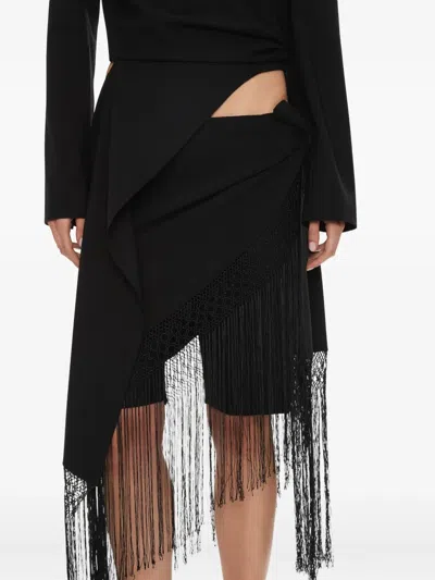 Christopher Esber Unravel Macramé Blazer In Black