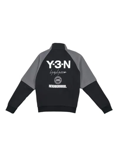 Y-3 X Neighborhood Cotton Blend Track Jacket In Black