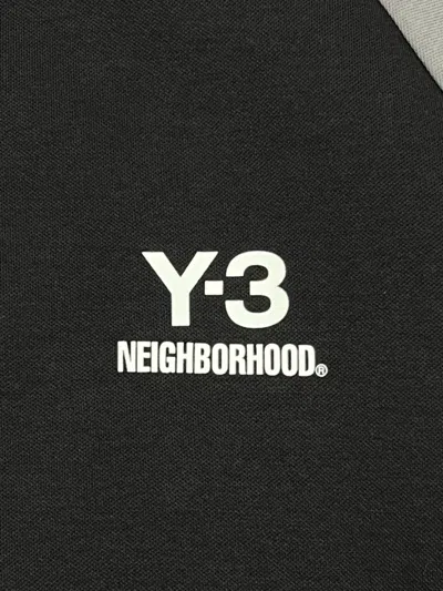 Y-3 X Neighborhood Cotton Blend Track Jacket In Black