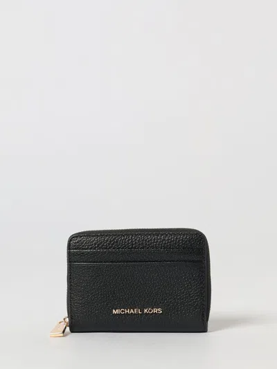 Michael Kors Wallet  "za Card Case" In Black