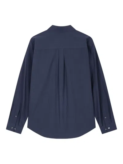 Studio Tomboy Button-down Shirt In Blue