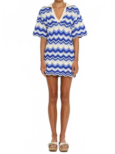 Kivari Women's Leighton Mini Dress In Blue In Blue