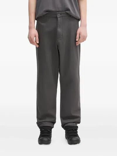 Alpha Industries Alpha Chino Cotton Trousers In Gray