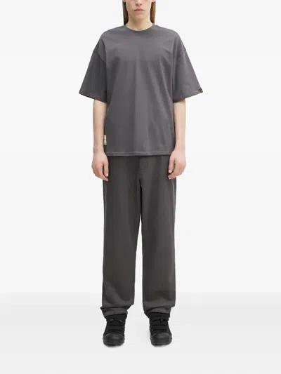 Alpha Industries Alpha Chino Cotton Trousers In Gray