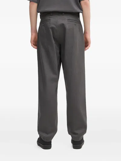 Alpha Industries Alpha Chino Cotton Trousers In Gray