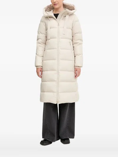 Marc O'polo Hooded Padded Coat In Neutral