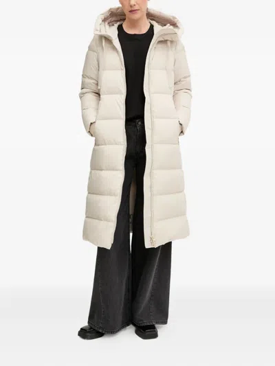 Marc O'polo Hooded Padded Coat In Neutral