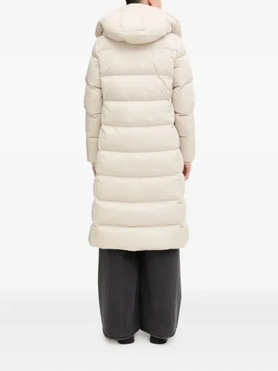 Marc O'polo Hooded Padded Coat In Neutral