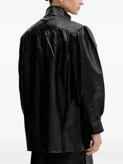 Bardot Clements Faux-leather Jacket In Black