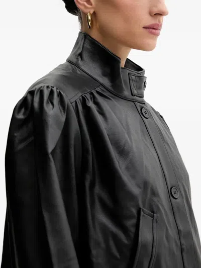 Bardot Clements Faux-leather Jacket In Black