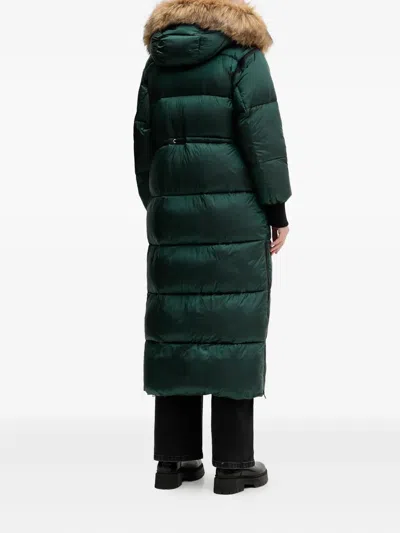 Hugo Boss Farrow Padded Coat In Green