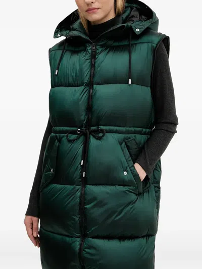 Hugo Boss Farrow Padded Coat In Green