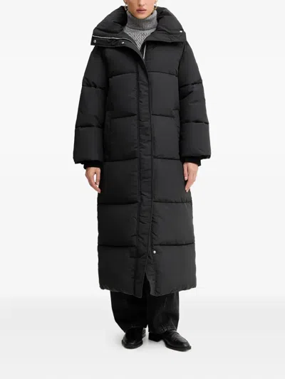 Hugo Boss Stand-collar Padded Coat In Multi