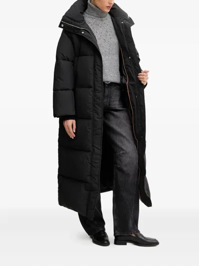 Hugo Boss Stand-collar Padded Coat In Multi