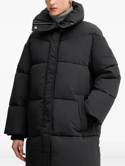 Hugo Boss Stand-collar Padded Coat In Multi