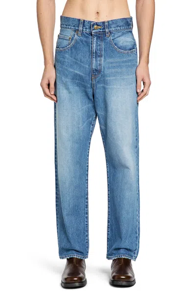 Mythinks My Basic Denim Pants In Blue