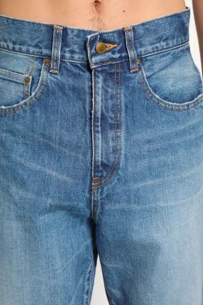 Mythinks My Basic Denim Pants In Blue