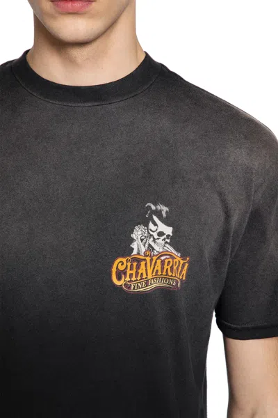 Willy Chavarria Chavarria Pomade Easy Logo-print Cotton-jersey T-shirt In Black