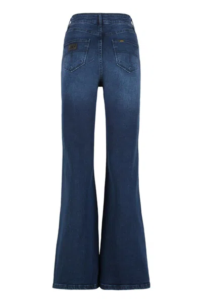 Lois Jeans Jeans Brushed Blue Black In Blue
