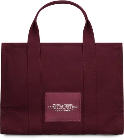 Marc Jacobs The Medium Tote Shopper Bag In Burgundy