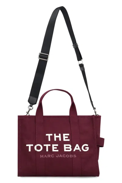 Marc Jacobs The Medium Tote Shopper Bag In Burgundy