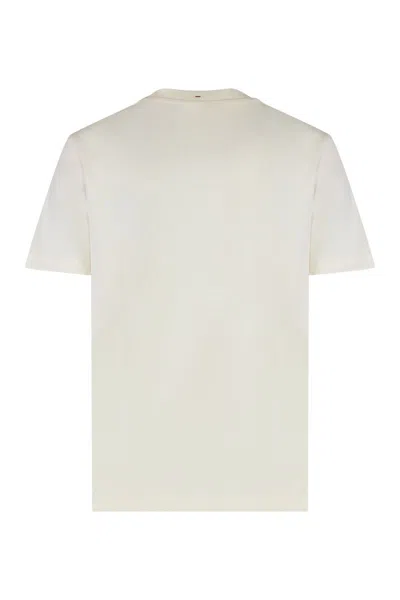 Moncler Grenoble T-shirt Crew Neck In Cotton In Multi