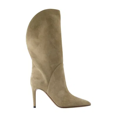 Paris Texas Gaia Midcalf 85 Boots In Gold