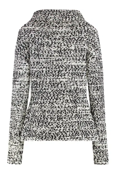 Alberta Ferretti Alberta Ferreti Boucle Wool Sweater In Multi