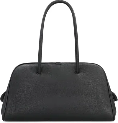 Jacquemus The Turismo Large Leather Shoulder Bag In Black