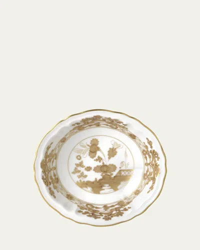 Ginori 1735 Oriente Italiano Aurum Fruit Saucer In Gold