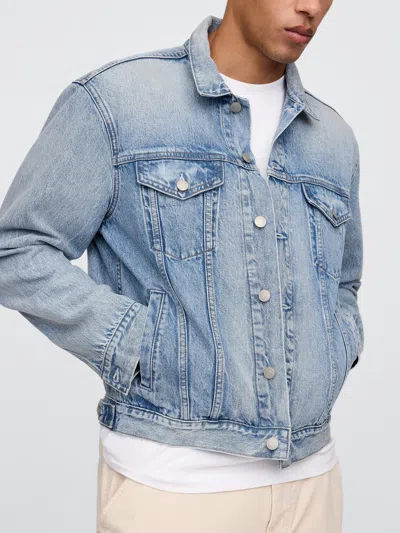 Gap Factory Icon Denim Jacket In Blue