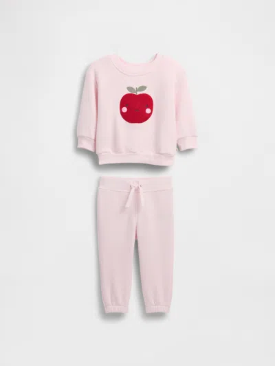 Gap Factory Baby Fleece Two-piece Outfit Set In Pink