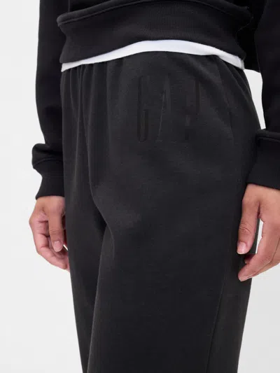 Gap Factory Gap Logo Pull-on Slim Sweatpants In Black