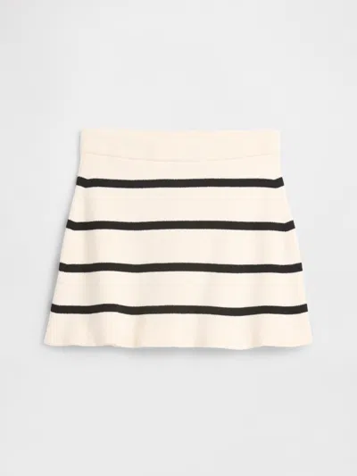 Gap Factory Kids Pull-on Stripe Sweater Skirt In Pattern