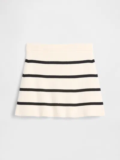 Gap Factory Kids Pull-on Stripe Sweater Skirt In Pattern