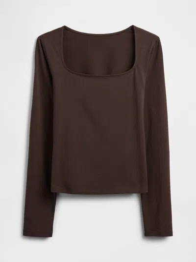 Gap Factory Stretch Jersey Scoopneck Top In Multi