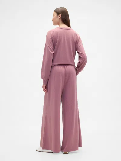 Gap Factory Cloudlight Pull-on Super-wide Pants In Pink