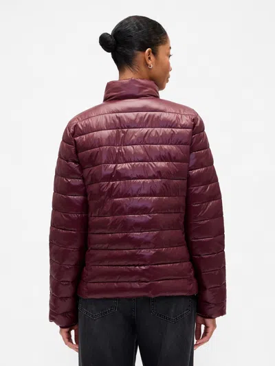 Gap Factory Coldcontrol Puffer Jacket In Burgundy