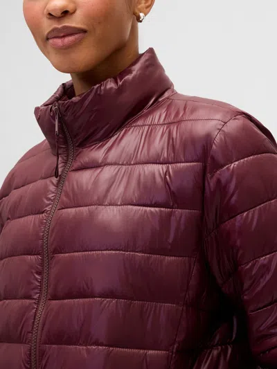 Gap Factory Coldcontrol Puffer Jacket In Burgundy