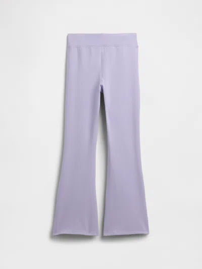 Gap Factory Kids Stretch Jersey Flare Leggings In Purple