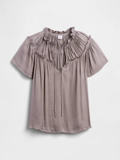 Gap Factory 100% Recycled Relaxed Splitneck Top In Multi