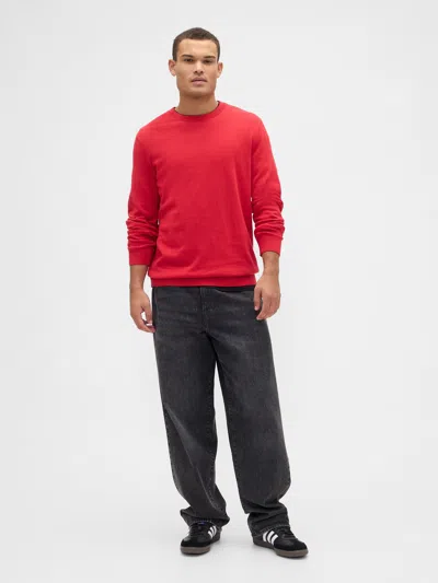 Gap Factory Crewneck Sweater In Red