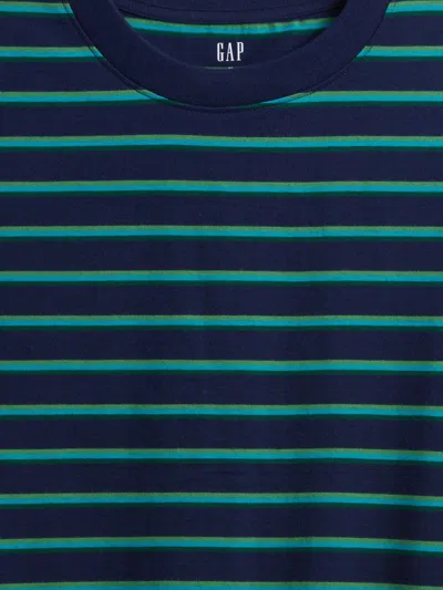 Gap Factory Vintage Soft Stripe Boxy T-shirt In Blue