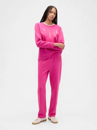 Gap Factory Gap Logo Pull-on Slim Sweatpants In Pink