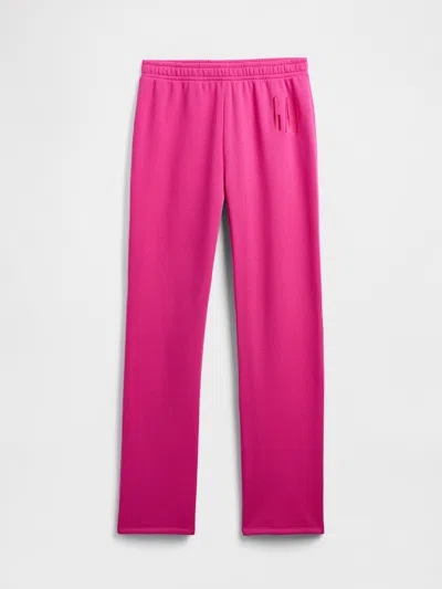 Gap Factory Gap Logo Pull-on Slim Sweatpants In Pink