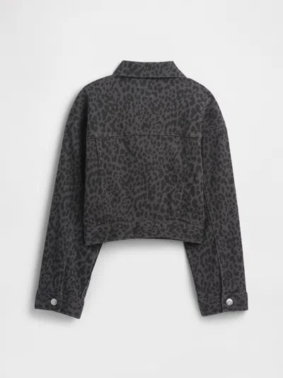 Gap Factory Kids Boxy Leopard Print Jacket In Animal Print