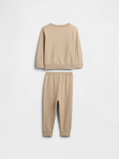 Gap Factory Baby Two-piece Sweater Set In Brown