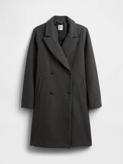 Gap Factory Relaxed Topcoat In Black