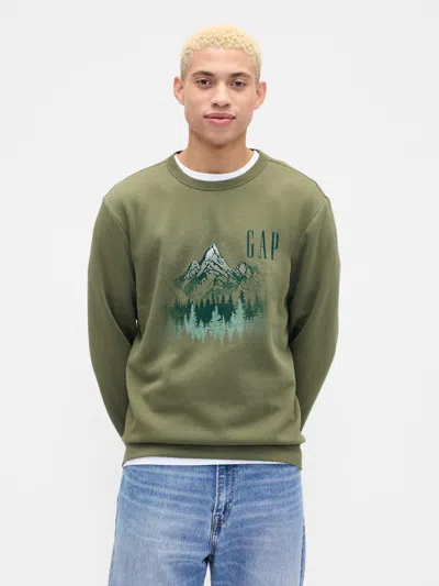 Gap Factory Gap Logo Sweatshirt In Green