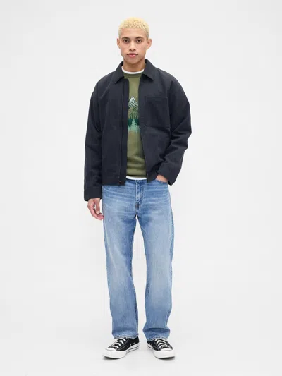 Gap Factory Gap Logo Sweatshirt In Green